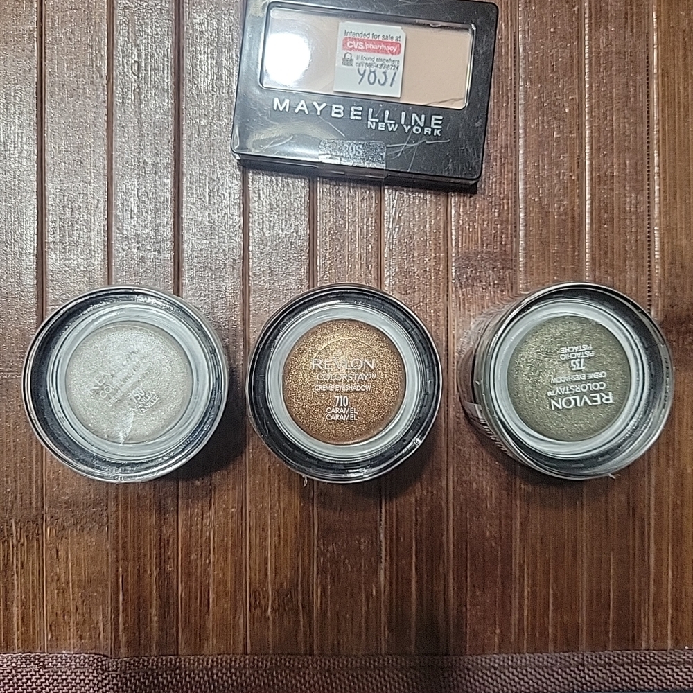 Revlon ColorStay Creme Eye Shadow and Maybelline Eyeshadow